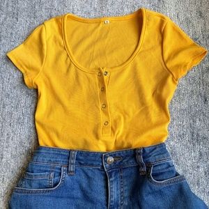 Ribbed Bodysuit - Size M